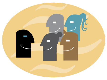 Group thriving together