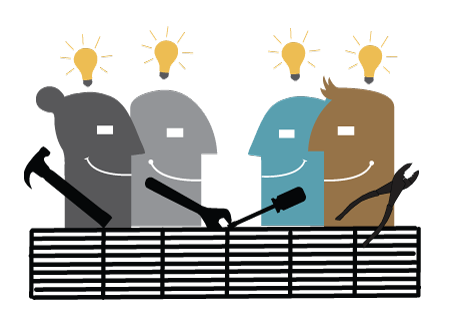 Employee supported by a framework